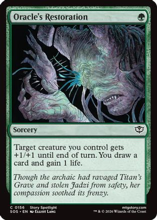 Oracle's Restoration (SOS-156) - Secrets of Strixhaven Foil | Grognard Games