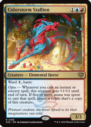 Colorstorm Stallion (SOS-180) - Secrets of Strixhaven | Grognard Games