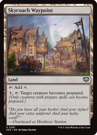 Skycoach Waypoint (SOS-261) - Secrets of Strixhaven Foil | Grognard Games