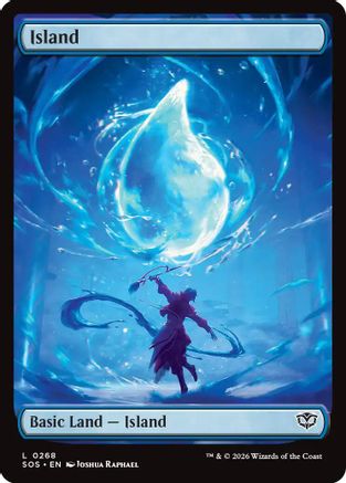 Island (0268) (SOS-268) - Secrets of Strixhaven Foil | Grognard Games