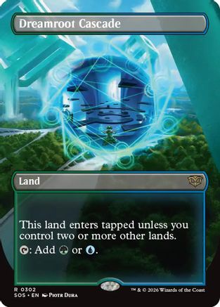 Dreamroot Cascade (Borderless) (SOS-302) - Secrets of Strixhaven | Grognard Games