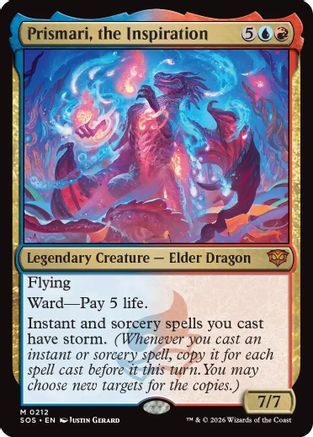 Prismari, the Inspiration (SOS-212) - Secrets of Strixhaven Foil | Grognard Games