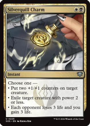 Silverquill Charm (SOS-225) - Secrets of Strixhaven Foil | Grognard Games