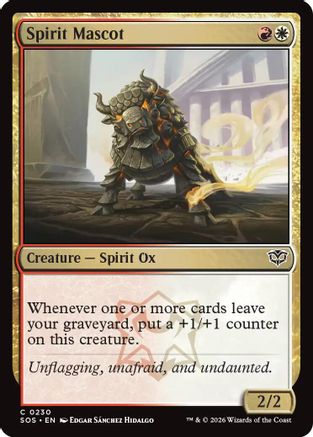 Spirit Mascot (SOS-230) - Secrets of Strixhaven | Grognard Games