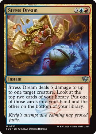 Stress Dream (SOS-235) - Secrets of Strixhaven Foil | Grognard Games