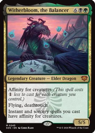 Witherbloom, the Balancer (SOS-245) - Secrets of Strixhaven Foil | Grognard Games