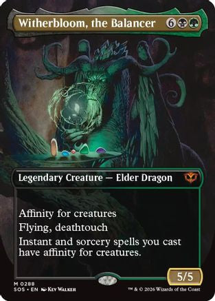 Witherbloom, the Balancer (Borderless) (SOS-288) - Secrets of Strixhaven Foil | Grognard Games