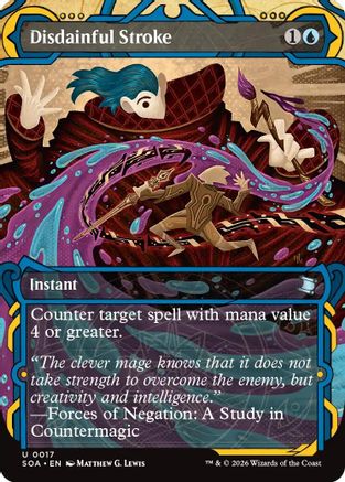 Disdainful Stroke (SOA-017) - Secrets of Strixhaven: Mystical Archive Foil | Grognard Games