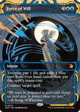 Force of Will (SOA-019) - Secrets of Strixhaven: Mystical Archive Foil | Grognard Games
