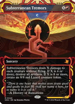 Subterranean Tremors (SOA-048) - Secrets of Strixhaven: Mystical Archive | Grognard Games