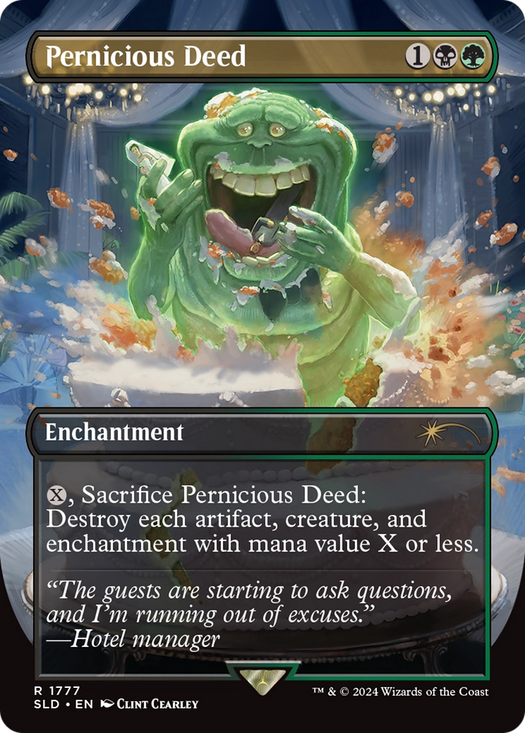 Pernicious Deed (SLD-1777) - Secret Lair Drop (Borderless) Foil | Grognard Games