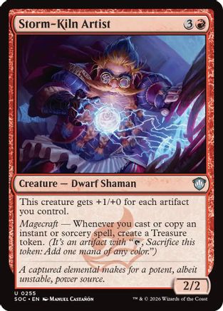 Storm-Kiln Artist (SOC-255) - Commander: Secrets of Strixhaven | Grognard Games