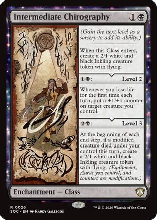 Intermediate Chirography (SOC-026) - Commander: Secrets of Strixhaven | Grognard Games