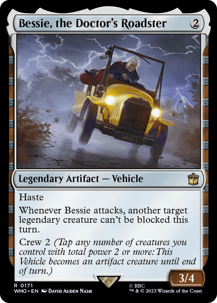 Bessie, the Doctor's Roadster [Doctor Who] | Grognard Games