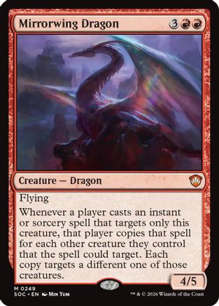 Mirrorwing Dragon (SOC-249) - Commander: Secrets of Strixhaven | Grognard Games