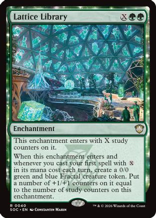 Lattice Library (SOC-040) - Commander: Secrets of Strixhaven | Grognard Games