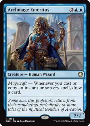 Archmage Emeritus (SOC-188) - Commander: Secrets of Strixhaven | Grognard Games