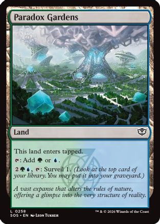 Paradox Gardens (SOS-258) - Secrets of Strixhaven Foil | Grognard Games