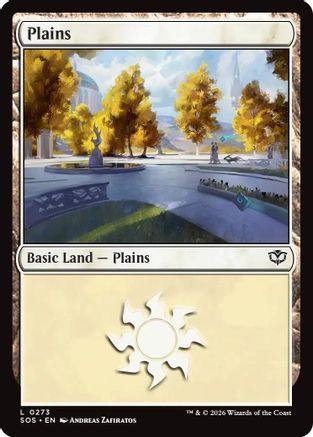 Plains (0273) (SOS-273) - Secrets of Strixhaven Foil | Grognard Games