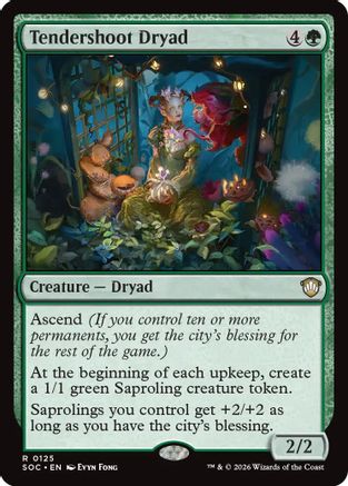 Tendershoot Dryad (SOC-125) - Commander: Secrets of Strixhaven | Grognard Games
