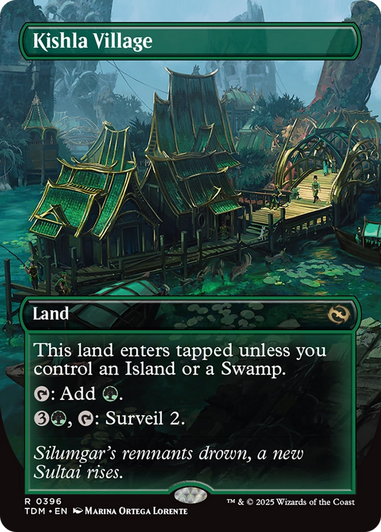 Kishla Village (Borderless) [Tarkir: Dragonstorm] | Grognard Games