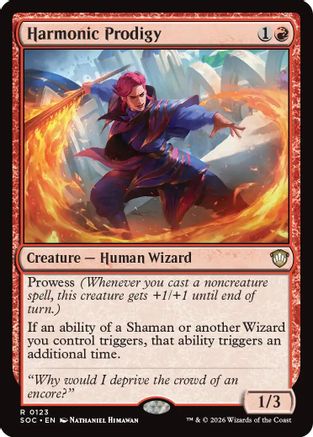 Harmonic Prodigy (SOC-123) - Commander: Secrets of Strixhaven | Grognard Games