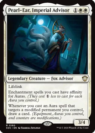 Pearl-Ear, Imperial Advisor (SOC-160) - Commander: Secrets of Strixhaven | Grognard Games