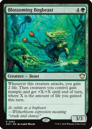 Blossoming Bogbeast (SOC-264) - Commander: Secrets of Strixhaven | Grognard Games