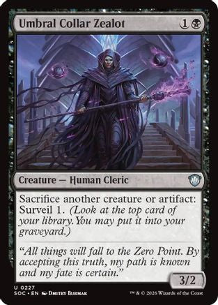 Umbral Collar Zealot (SOC-227) - Commander: Secrets of Strixhaven | Grognard Games