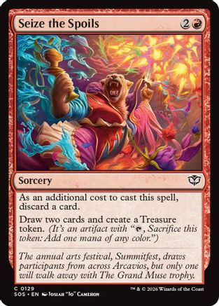 Seize the Spoils (SOS-129) - Secrets of Strixhaven Foil | Grognard Games