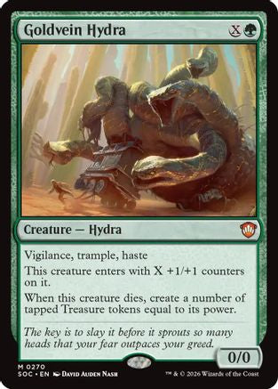 Goldvein Hydra (SOC-270) - Commander: Secrets of Strixhaven | Grognard Games