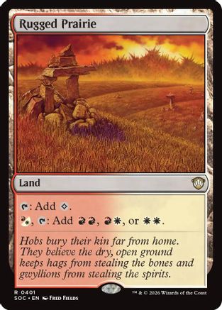 Rugged Prairie (SOC-401) - Commander: Secrets of Strixhaven | Grognard Games
