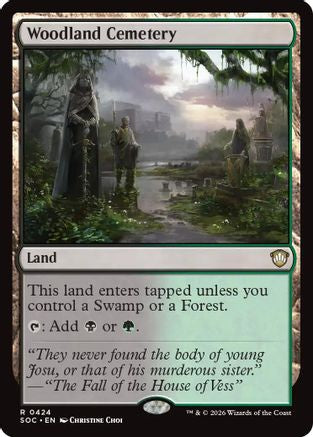 Woodland Cemetery (SOC-424) - Commander: Secrets of Strixhaven | Grognard Games