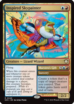 Inspired Skypainter (SOC-048) - Commander: Secrets of Strixhaven | Grognard Games
