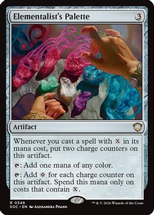 Elementalist's Palette (SOC-346) - Commander: Secrets of Strixhaven | Grognard Games