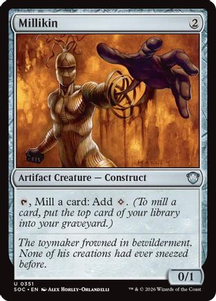 Millikin (SOC-351) - Commander: Secrets of Strixhaven | Grognard Games