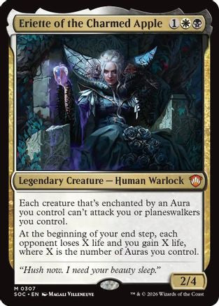 Eriette of the Charmed Apple (SOC-307) - Commander: Secrets of Strixhaven | Grognard Games
