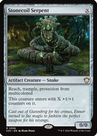 Stonecoil Serpent (SOC-356) - Commander: Secrets of Strixhaven | Grognard Games