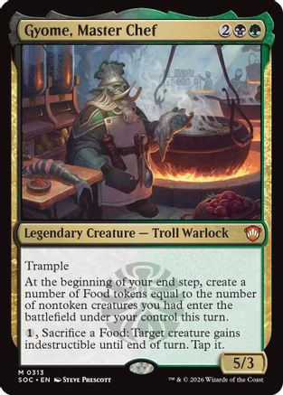 Gyome, Master Chef (SOC-313) - Commander: Secrets of Strixhaven | Grognard Games