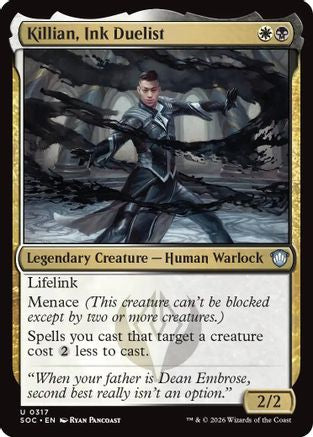 Killian, Ink Duelist (SOC-317) - Commander: Secrets of Strixhaven | Grognard Games