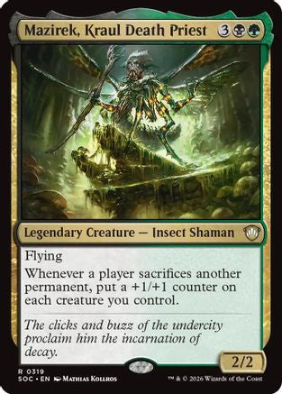 Mazirek, Kraul Death Priest (SOC-319) - Commander: Secrets of Strixhaven | Grognard Games
