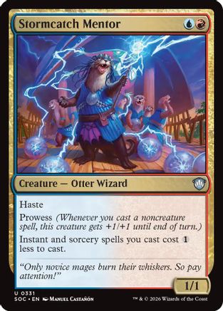 Stormcatch Mentor (SOC-331) - Commander: Secrets of Strixhaven | Grognard Games