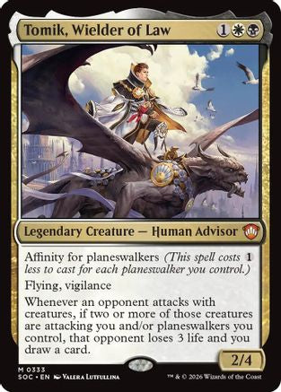Tomik, Wielder of Law (SOC-333) - Commander: Secrets of Strixhaven | Grognard Games