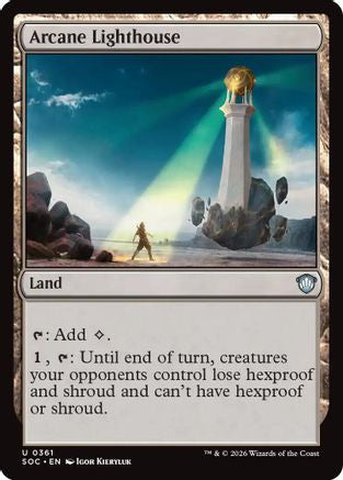 Arcane Lighthouse (SOC-361) - Commander: Secrets of Strixhaven | Grognard Games