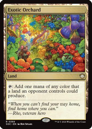 Exotic Orchard (SOC-369) - Commander: Secrets of Strixhaven | Grognard Games