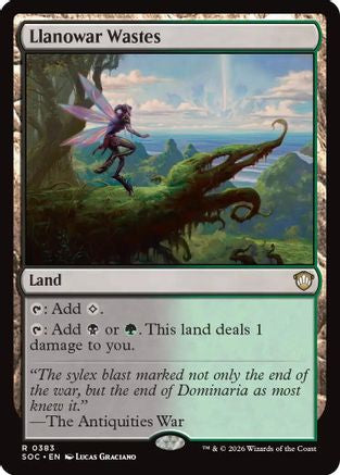 Llanowar Wastes (SOC-383) - Commander: Secrets of Strixhaven | Grognard Games