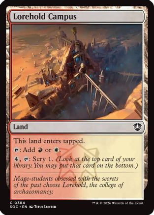Lorehold Campus (SOC-384) - Commander: Secrets of Strixhaven | Grognard Games