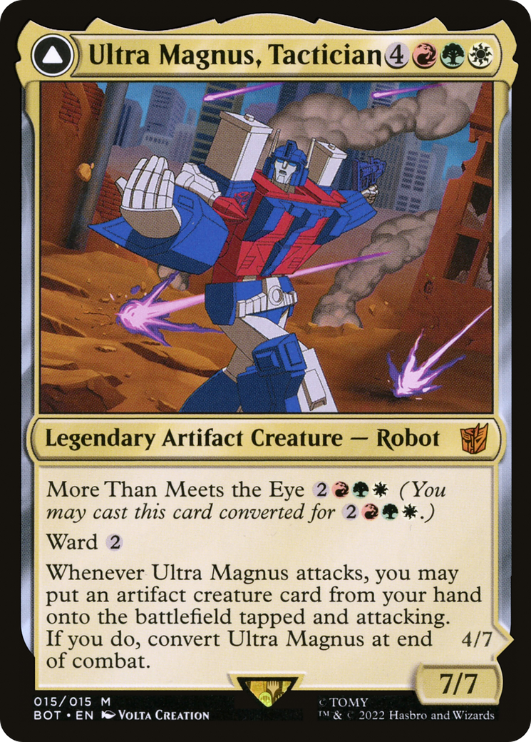 Ultra Magnus, Tactician // Ultra Magnus, Armored Carrier [Universes Beyond: Transformers] | Grognard Games