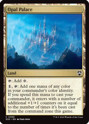 Opal Palace (SOC-390) - Commander: Secrets of Strixhaven | Grognard Games
