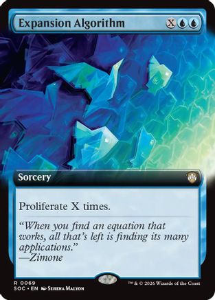 Expansion Algorithm (Extended Art) (SOC-069) - Commander: Secrets of Strixhaven | Grognard Games